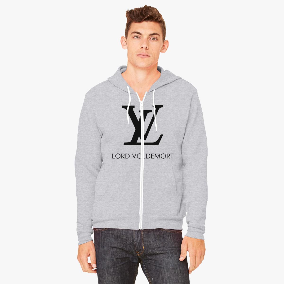 Louis Vuitton by Lord Voldemort Zip-Up Hoodie